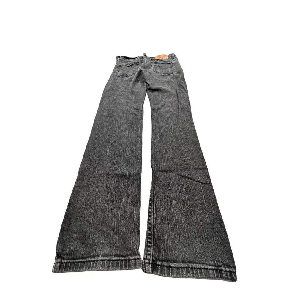 Levis 514 Mens Black 28x29.5 Straight Leg Jeans Skater Grunge Punk Emo Goth